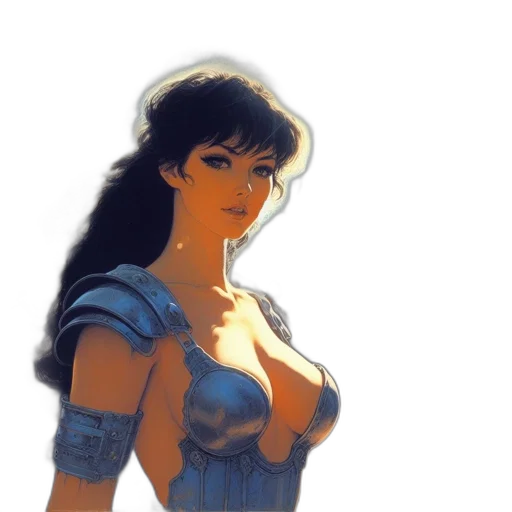 dress, concept art, fantasy art, comic book art transparent PNG cut-out