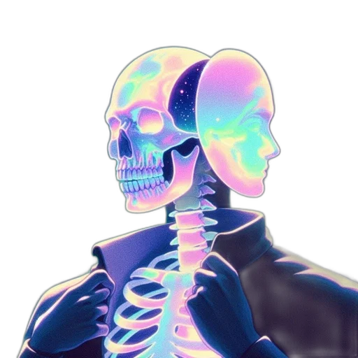 robot, mask, jacket, jewelry transparent PNG cut-out