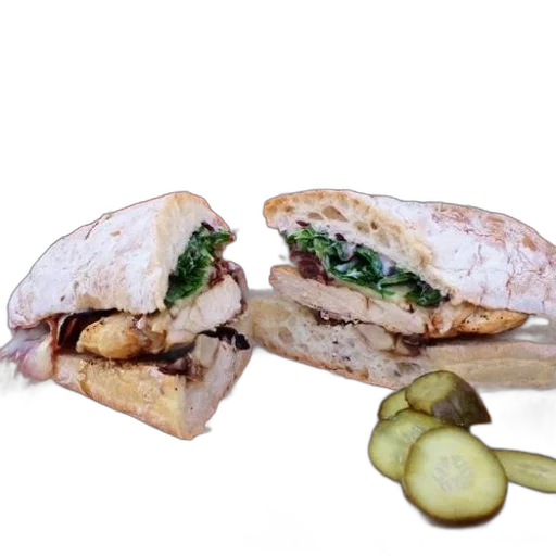 food, photorealistic, sandwich, lettuce transparent PNG cut-out