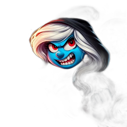 mask, face, staff, creature transparent PNG cut-out