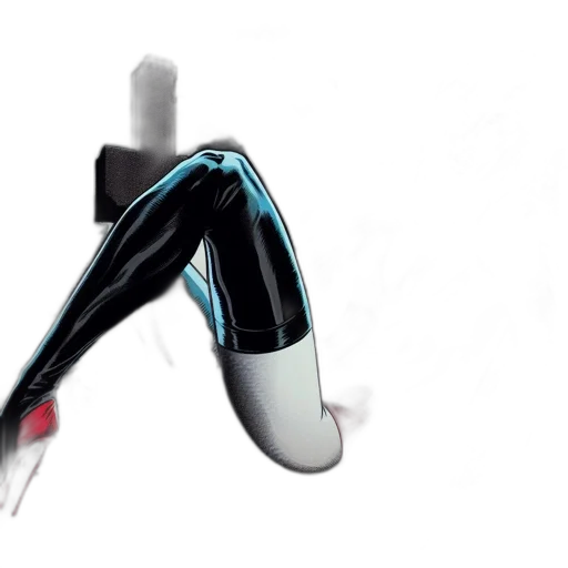 robot, shoes, weapon, staff transparent PNG cut-out