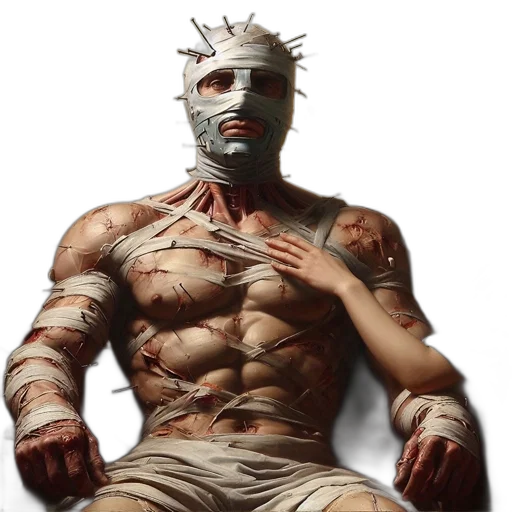 mask, creature, face, robot transparent PNG cut-out