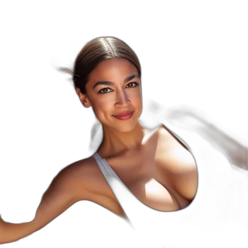 hair, dress, face, creature transparent PNG cut-out