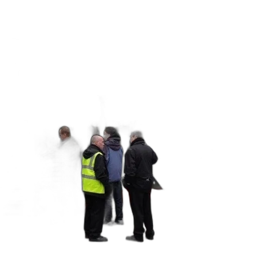 staff, mask, jacket, umbrella transparent PNG cut-out