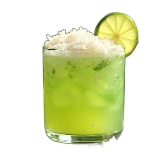 food, 3d render, photorealistic, green transparent PNG cut-out