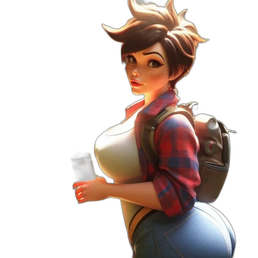 dress, robot, staff, face transparent PNG cut-out