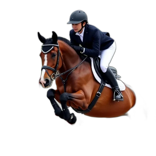 animal, photorealistic, person, riding transparent PNG cut-out