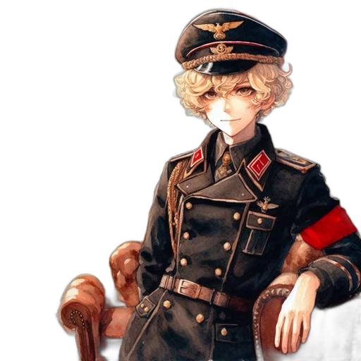 staff, hat, jacket, weapon transparent PNG cut-out