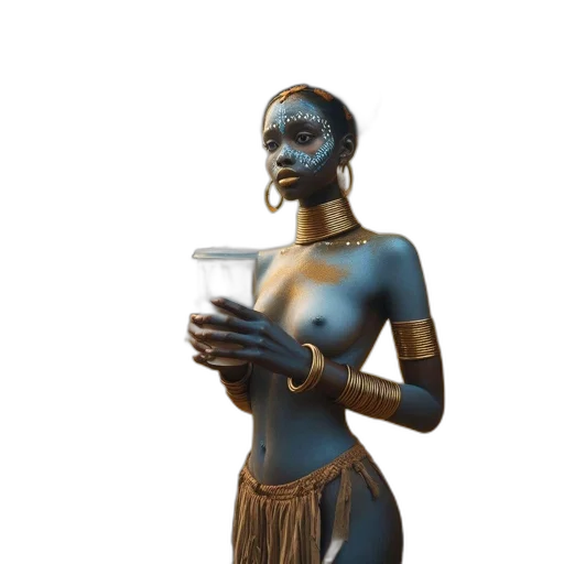 robot, jewelry, dress, mask transparent PNG cut-out