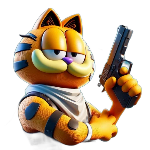 weapon, animal, staff, 3d render transparent PNG cut-out