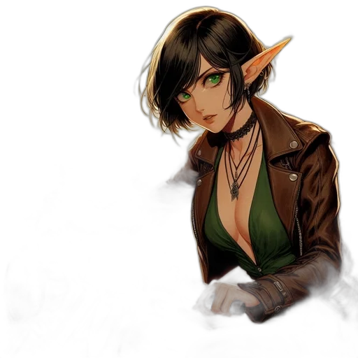 jacket, staff, dragon, fantasy art transparent PNG cut-out
