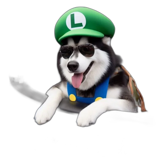 animal, hat, creature, staff transparent PNG cut-out