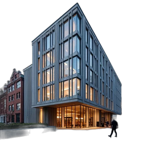 building, 3d render, kids, shirt transparent PNG cut-out