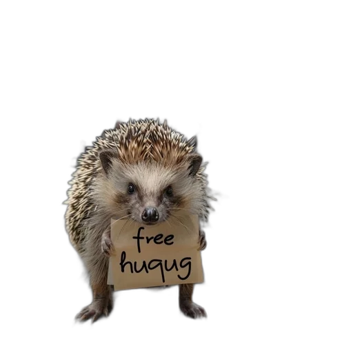 animal, food, creature, hedgehog transparent PNG cut-out