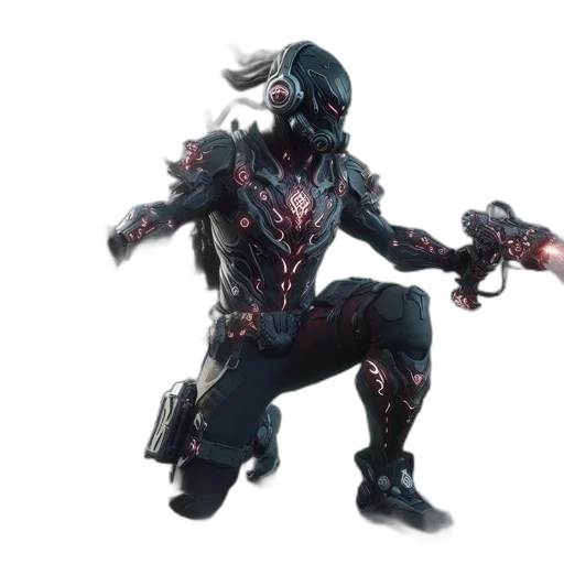 weapon, robot, sword, creature transparent PNG cut-out