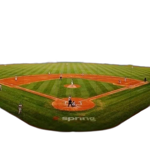 baseball, game, being, played transparent PNG cut-out
