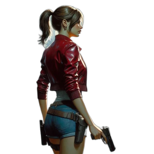 jacket, staff, weapon, concept art transparent PNG cut-out