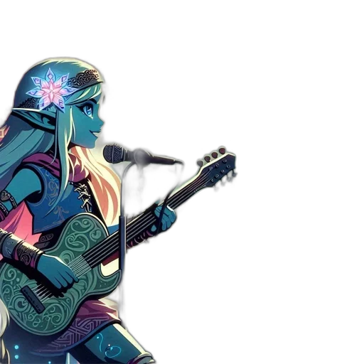 robot, concept art, vaporwave, comic book art transparent PNG cut-out