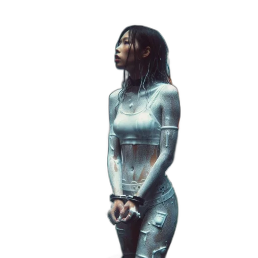robot, dress, jacket, creature transparent PNG cut-out