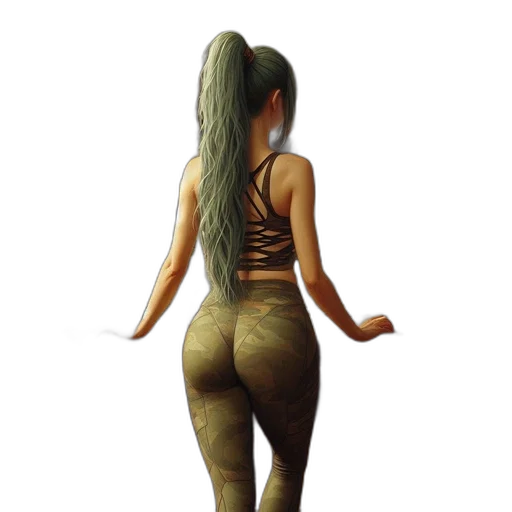 dress, creature, hair, dragon transparent PNG cut-out