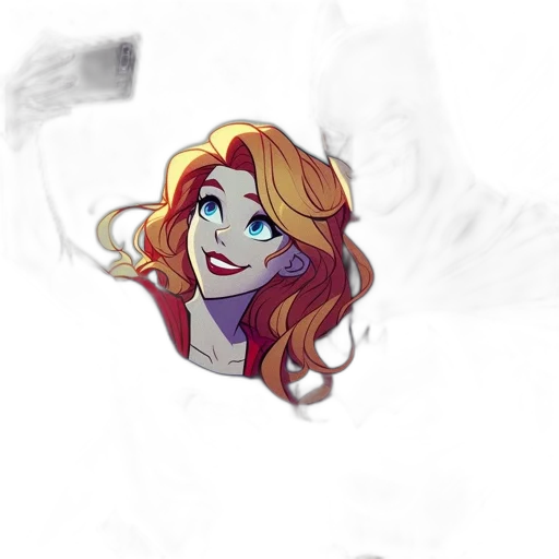 face, crown, staff, concept art transparent PNG cut-out