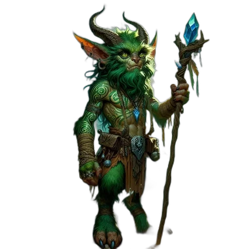 staff, dragon, creature, fantasy art transparent PNG cut-out