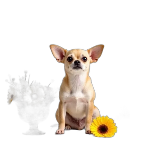 animal, flower, staff, creature transparent PNG cut-out