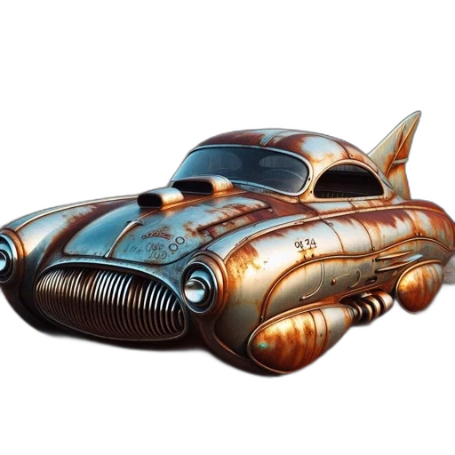 car, weapon, concept art, photorealistic transparent PNG cut-out