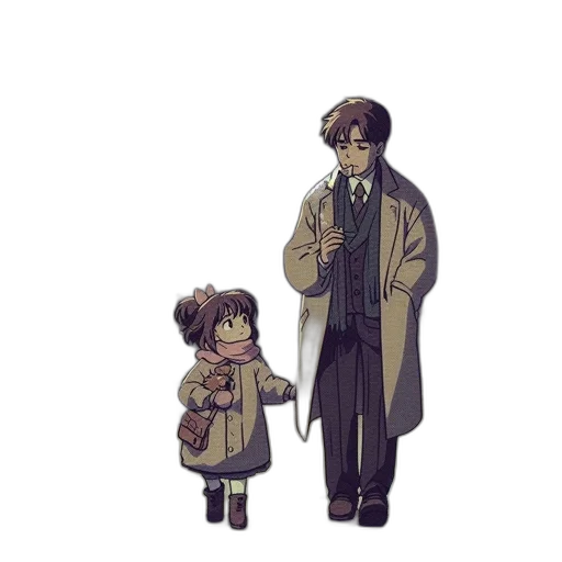 umbrella, jacket, pixel art, concept art transparent PNG cut-out