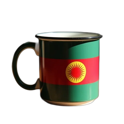 mug, flag, kurdistan transparent PNG cut-out