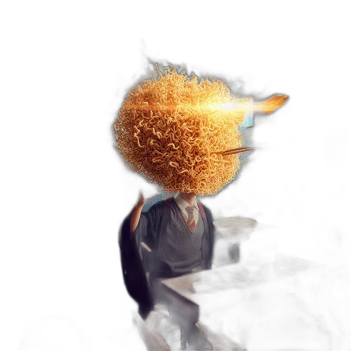 hat, mask, hair, robot transparent PNG cut-out