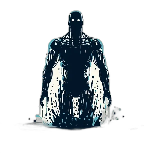 robot, bottle, dress, mask transparent PNG cut-out