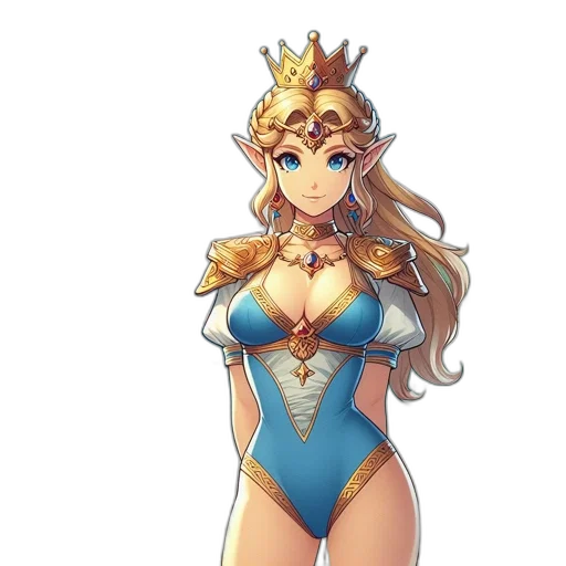 crown, dress, fantasy art, concept art transparent PNG cut-out