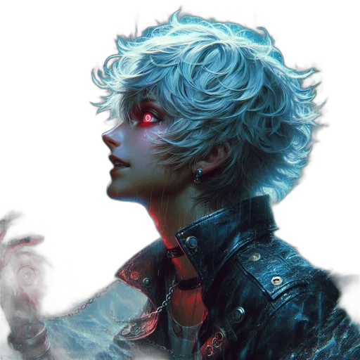 face, dragon, mask, jacket transparent PNG cut-out