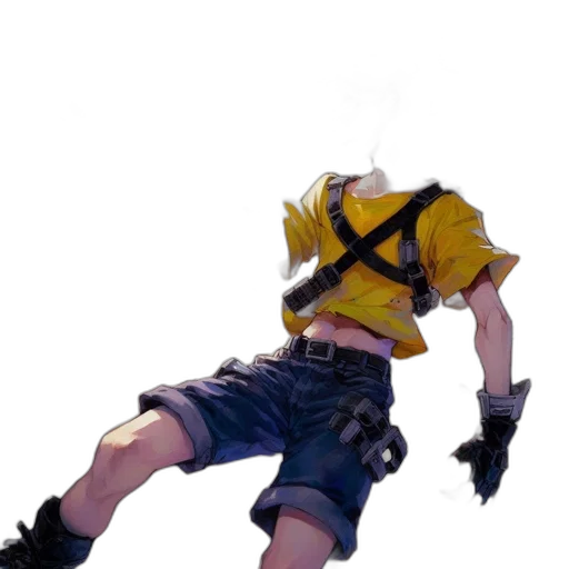 weapon, sword, staff, jacket transparent PNG cut-out