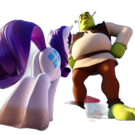 hair, shoes, crown, creature transparent PNG cut-out