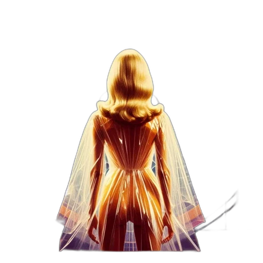 dress, jacket, hair, crown transparent PNG cut-out