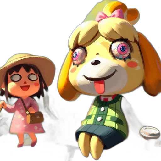 staff, mask, hat, animal transparent PNG cut-out