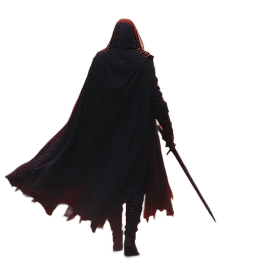 sword, staff, weapon, jacket transparent PNG cut-out