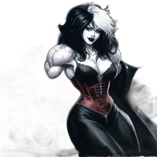 comic book art, concept art, fantasy art, cartoon transparent PNG cut-out