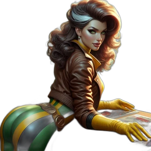 comic book art, fantasy art, concept art, photorealistic transparent PNG cut-out