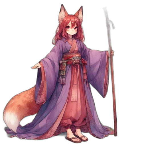 staff, dragon, dress, sword transparent PNG cut-out