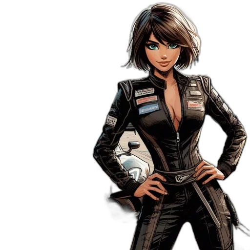 jacket, comic book art, concept art, cartoon transparent PNG cut-out