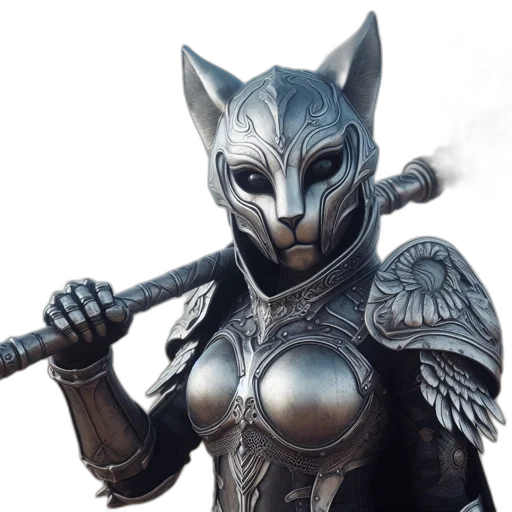 mask, staff, animal, sword transparent PNG cut-out
