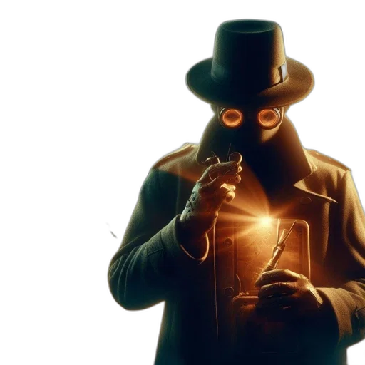mask, robot, jacket, hat transparent PNG cut-out