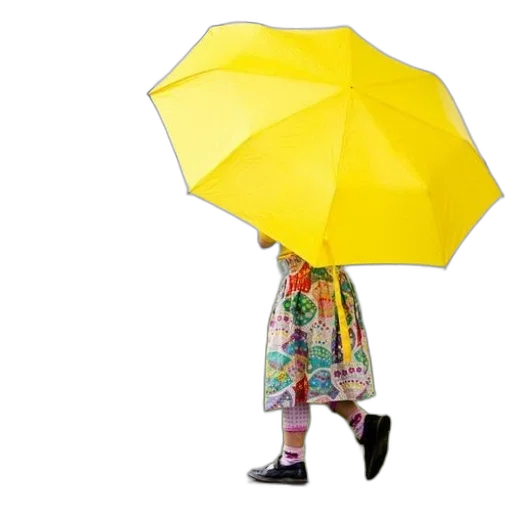 umbrella, staff, jacket, photorealistic transparent PNG cut-out