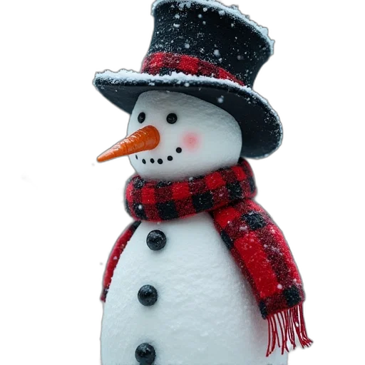 hat, 3d render, photorealistic, snow transparent PNG cut-out