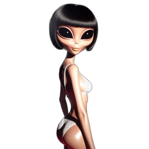 dress, robot, cartoon, concept art transparent PNG cut-out