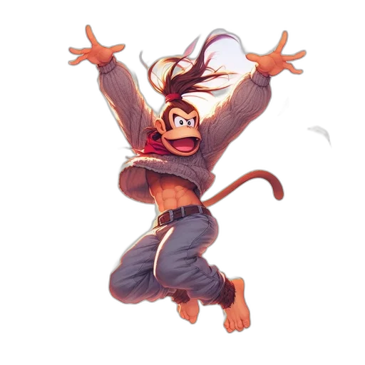 staff, jacket, animal, creature transparent PNG cut-out