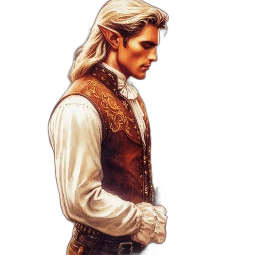 jacket, face, fantasy art, photorealistic transparent PNG cut-out